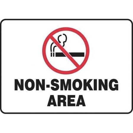 Accuform SAFETY SIGN NONSMOKING AREA 7 X MSMK415XL MSMK415XL